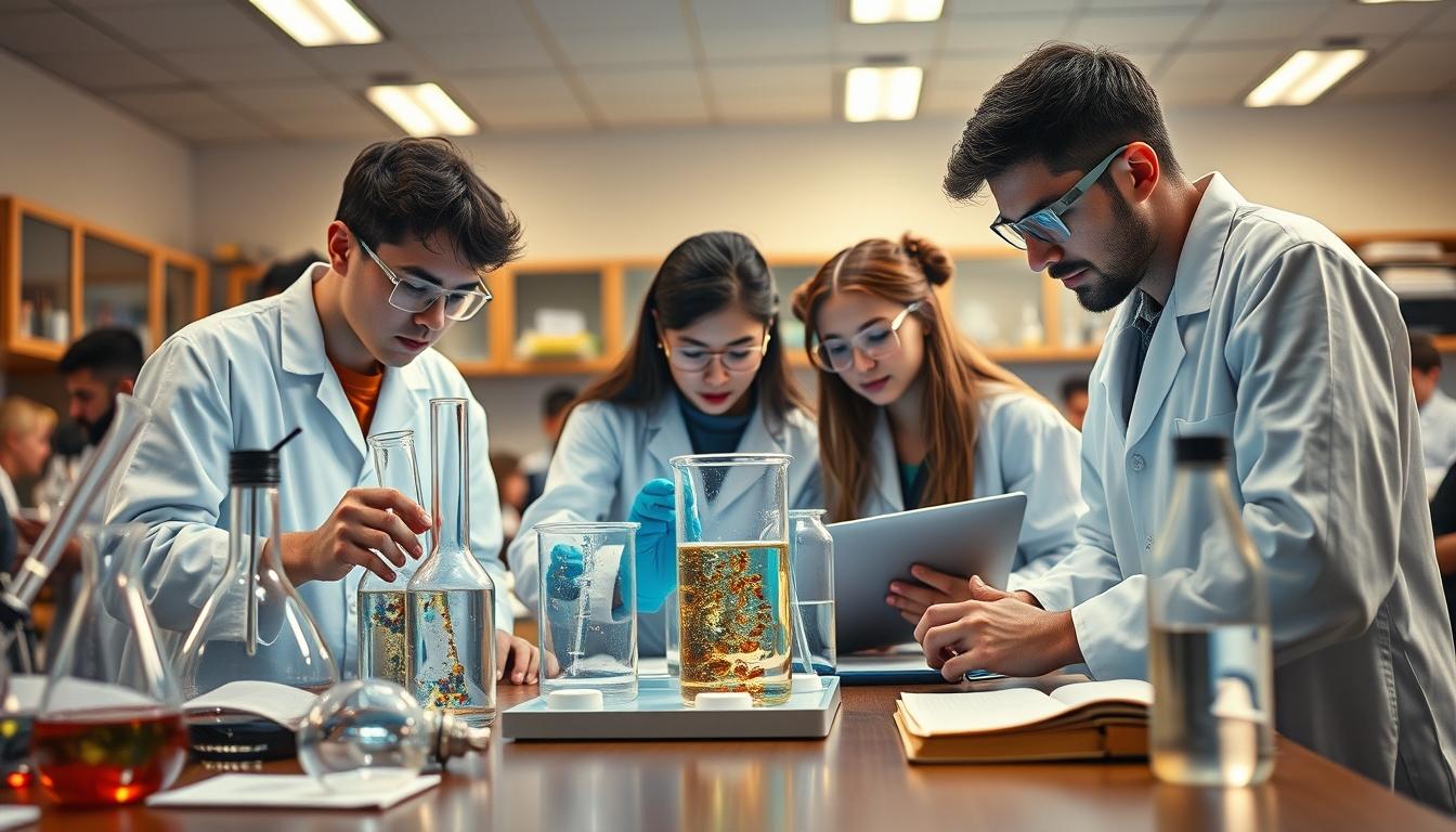 Modern university campus for students